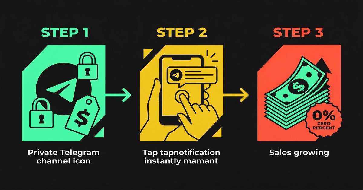 Paprika setup steps for paid Telegram channel — set price, share link, fans get instant access