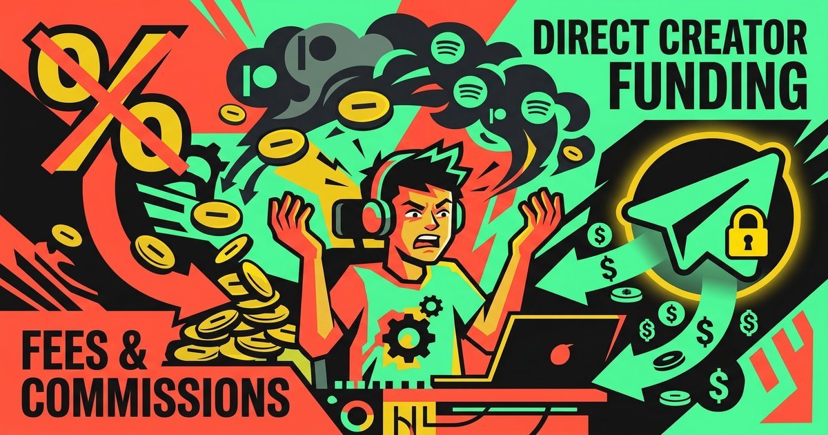 Music creator losing revenue to platform fees and commissions on beats and sample packs