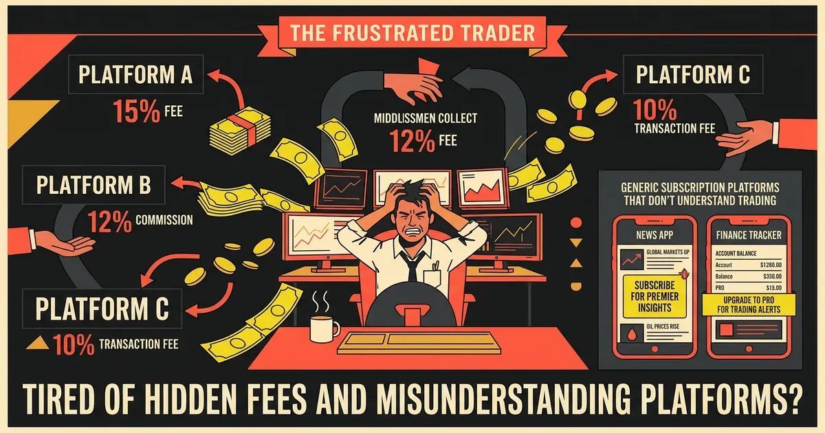 Trading signal creator losing revenue to platform commissions