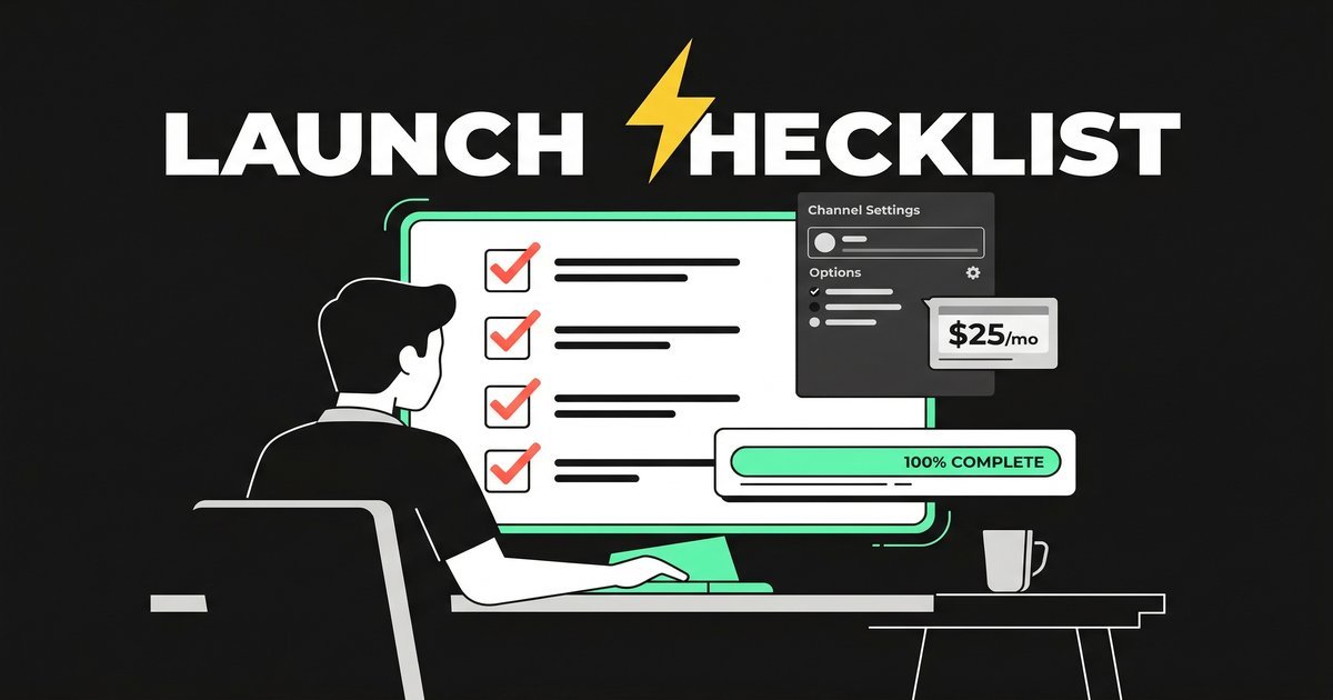 Telegram Channel Launch Checklist