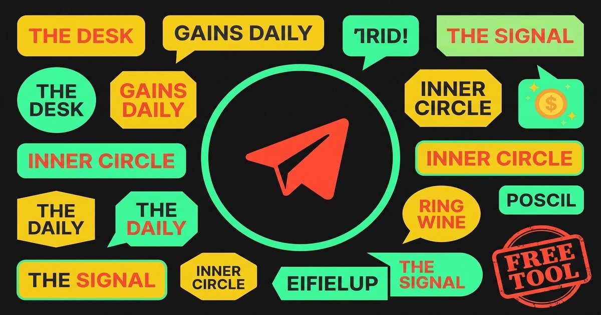 Telegram Channel Name Ideas