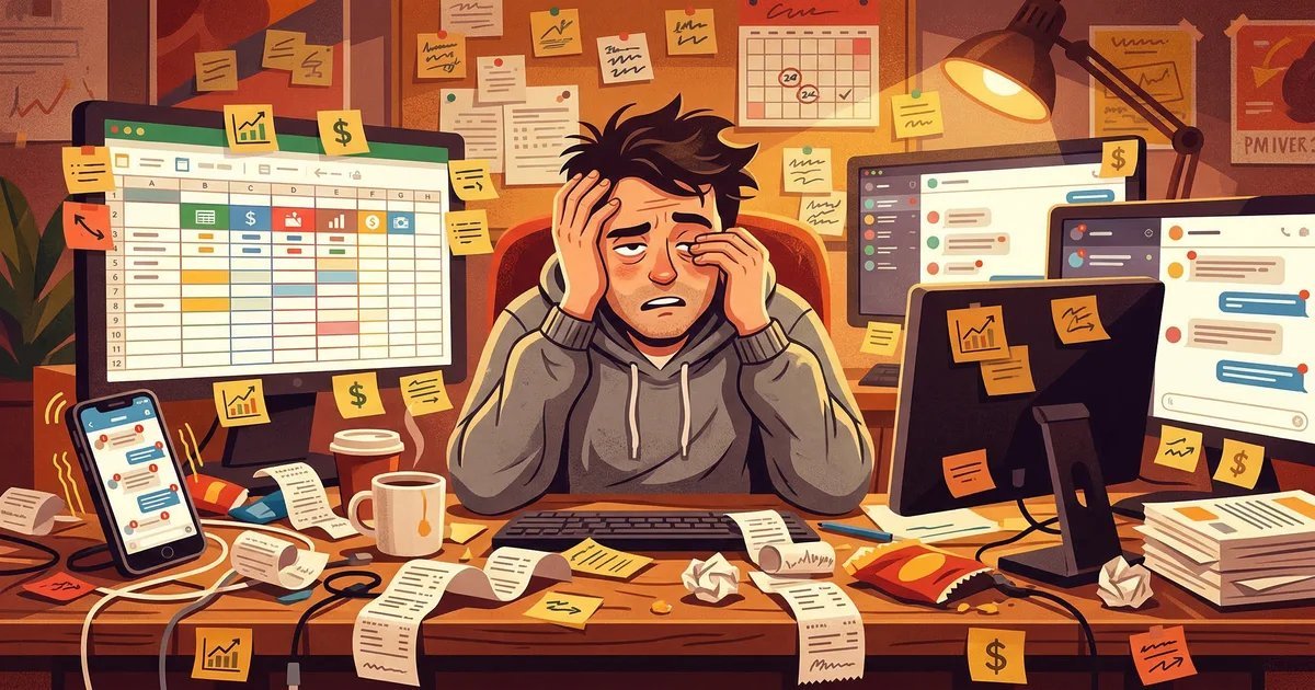 Creator overwhelmed by manual payment tracking and DMs